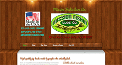 Desktop Screenshot of missionfishinlures.com